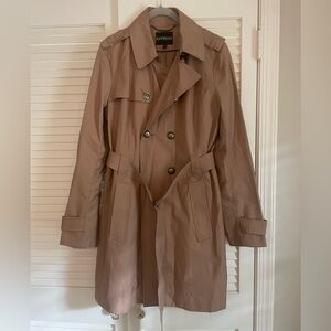Express Tan Trench Coat